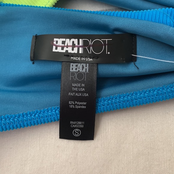 NWOT Beach Riot Riza Bikini Top - sold out color! - Picture 4 of 5